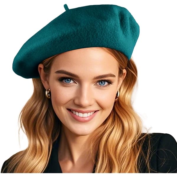 Nawati Wool French Berets for Women, Solid Color Beret Hats  display picture 1