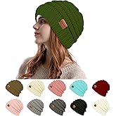 Rosoz Womens Beanies for Winter Slouchy Beanies for Women Knit Warm Winter Hats for Women Thick for Cold Weather