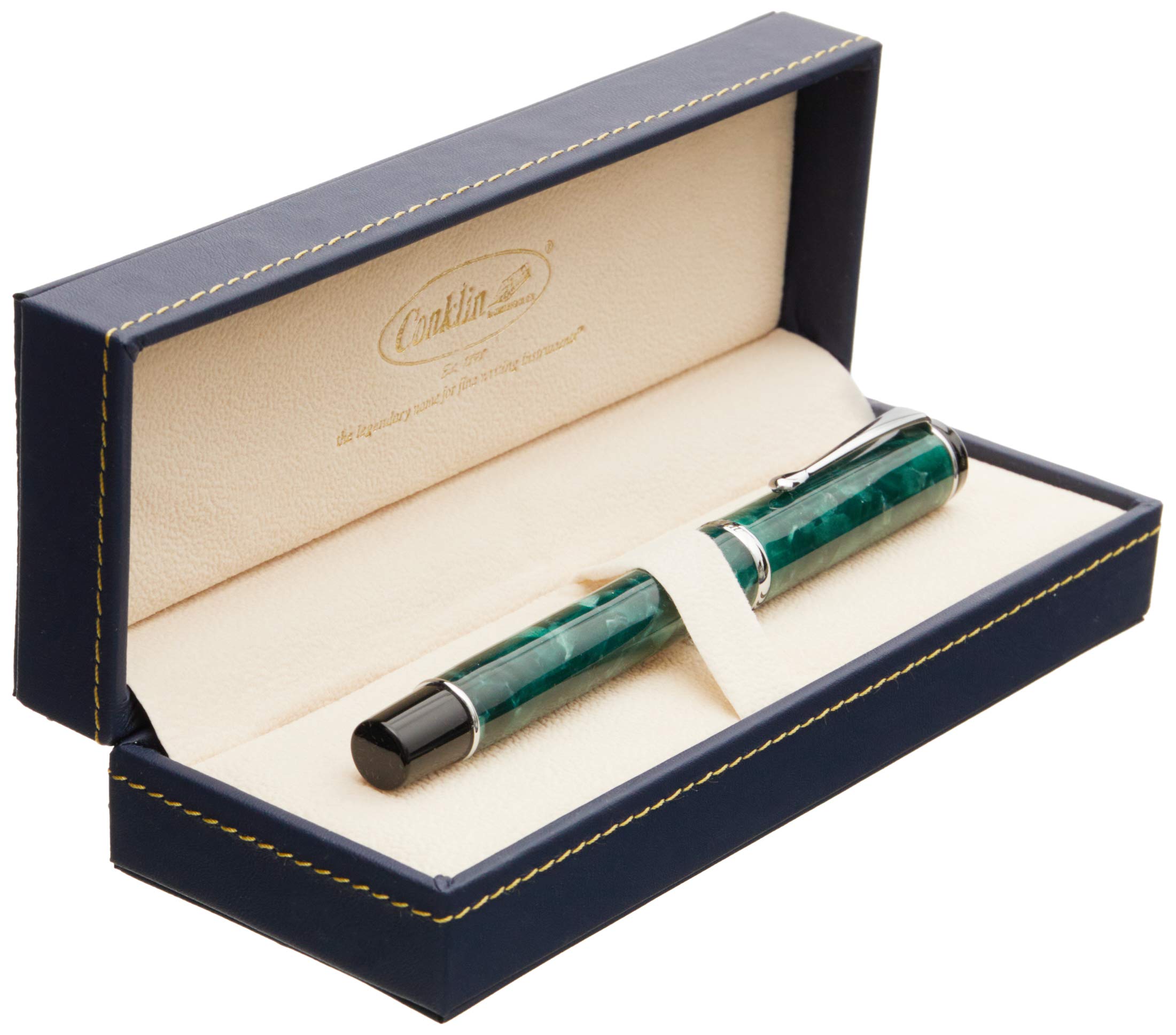 Conklin CK71324 Duragraph Broad Nib Fountain Pen - Forest Green, CK71320: CK71324