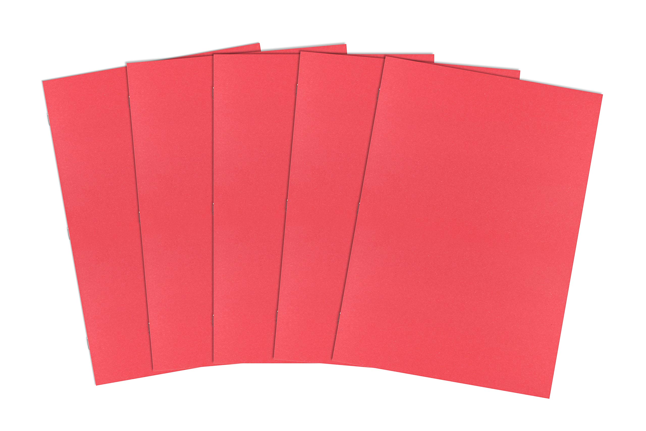 Silvine A4+ Scrapbooks. 32 Pages of 100gsm Black Sugar Paper [Pack of 25], Red — image 1