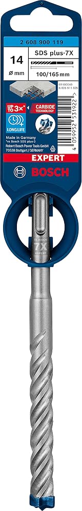 Bosch EXPERT SDS plus-7X Hammer Drill Bit 14 mm x 100 x 165 mm view 2