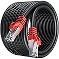 MEIPEK Cat 7 Ethernet Cable 50ft, SFTP Cat 7 Shielded Patch Cable 24AWG, High Speed Internet Network Cable 10Gbps 600Mhz, Cat7 RJ45 LAN Cables 50 ft for Router Modem Gaming