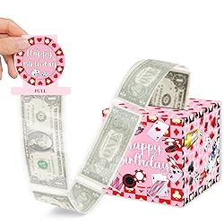 SHLINCO Pink Casino Party Decorations - 5x5 Inch