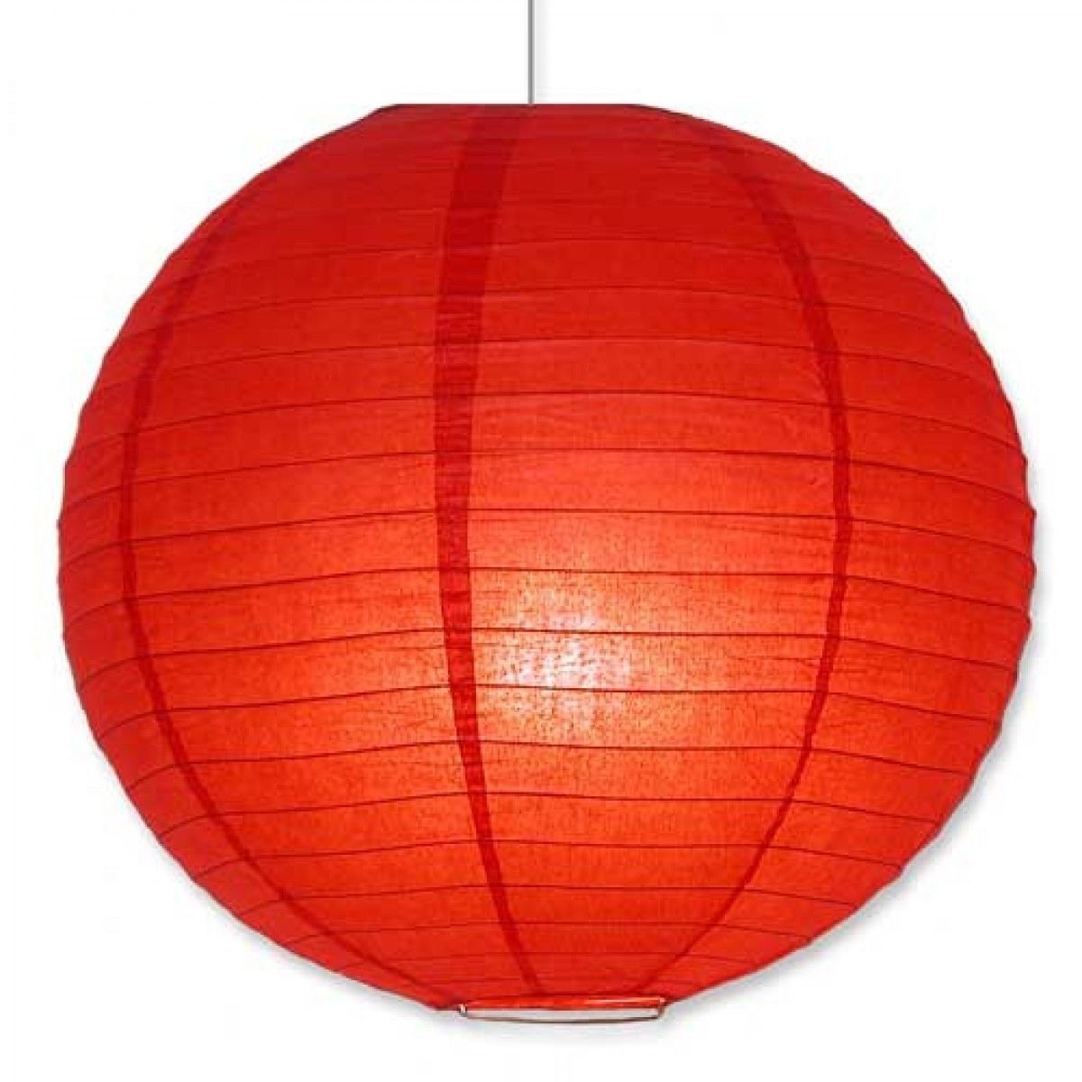 4",6",8",10",12",14",16" Round Paper Lanterns Lamp Shade Wedding Birthday Party (18"(45CM), Red)