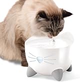 Catit PIXI Drinking Fountain for Cats White with Triple Action Carbon Filter view 4