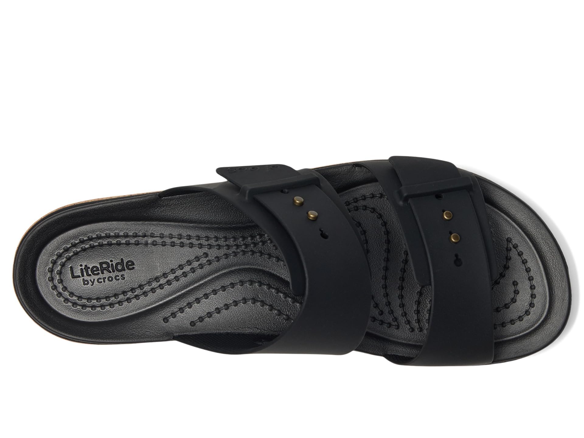 Crocs Unisex-Adult Brooklyn Cork Buckle Sandals Wedge