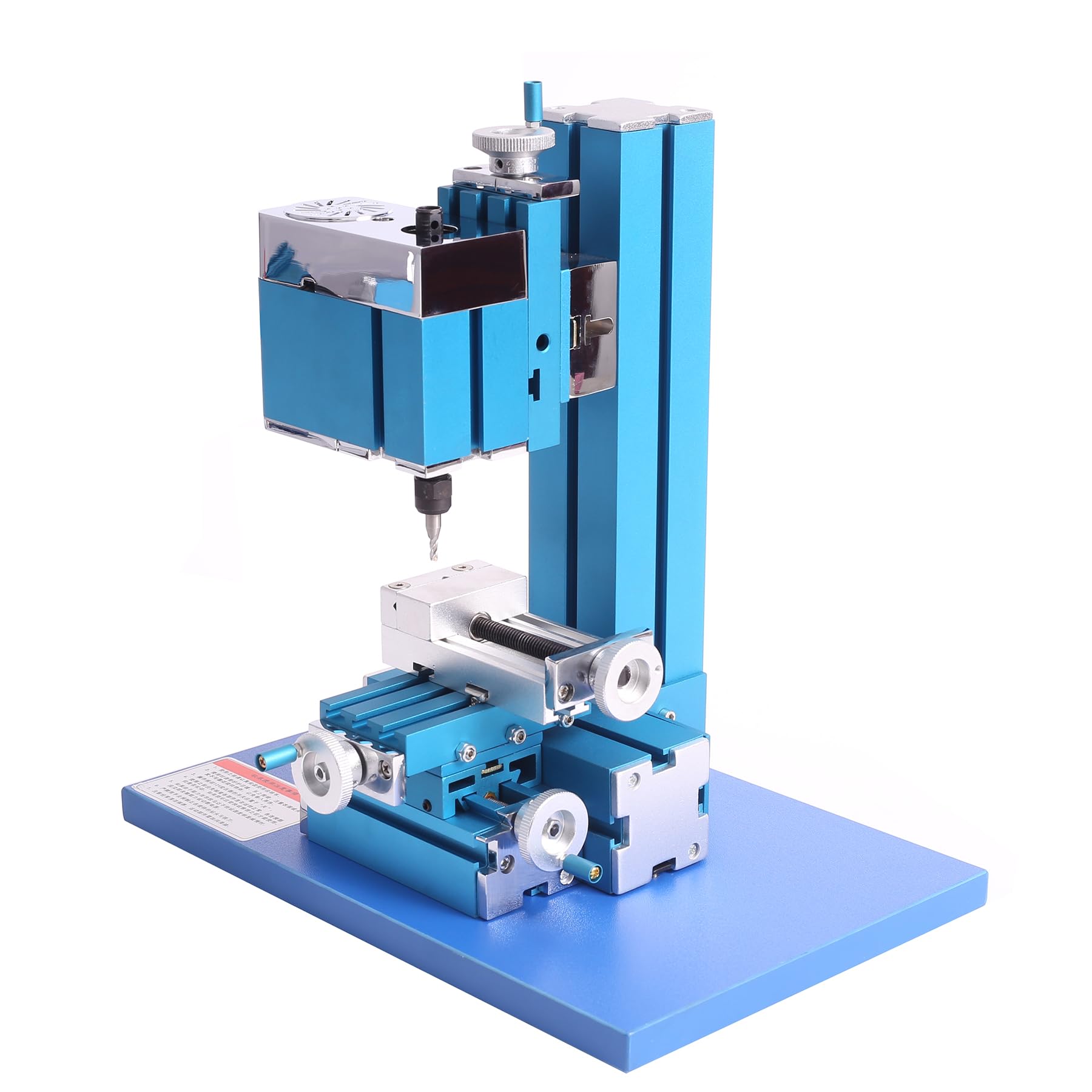 Photo 1 of Universal Mini Metal Milling Machine Motorized Metalworking DIY Tool Benchtop Woodworking for Hobby Science Education Modelmaking W10004M AC100V~240V (36W Milling)