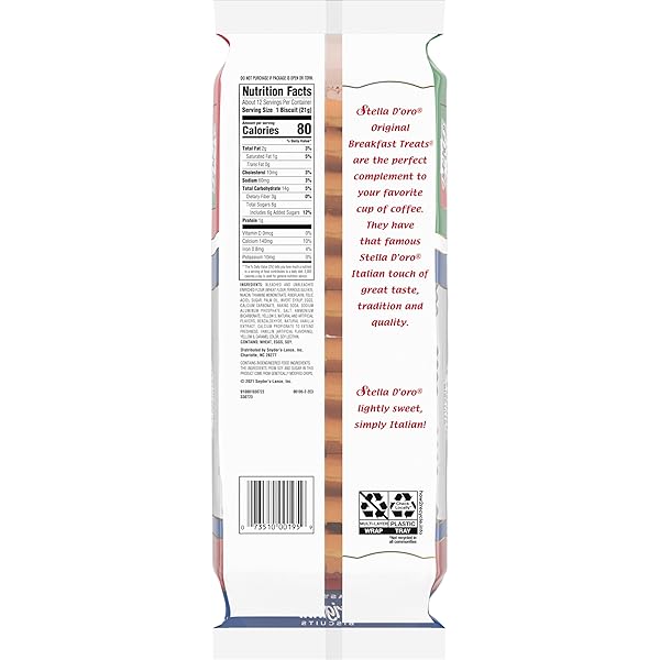 STELLA D’ORO COOKIES ORIGINAL BREAKFAST TREATS, 9 OZ