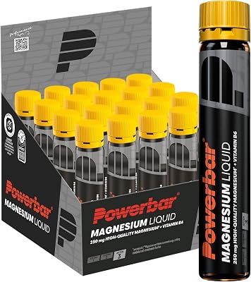 - Black Line - Magnesium Liquid - 20x25ml - 250mg di magnesio - Vitamina B6