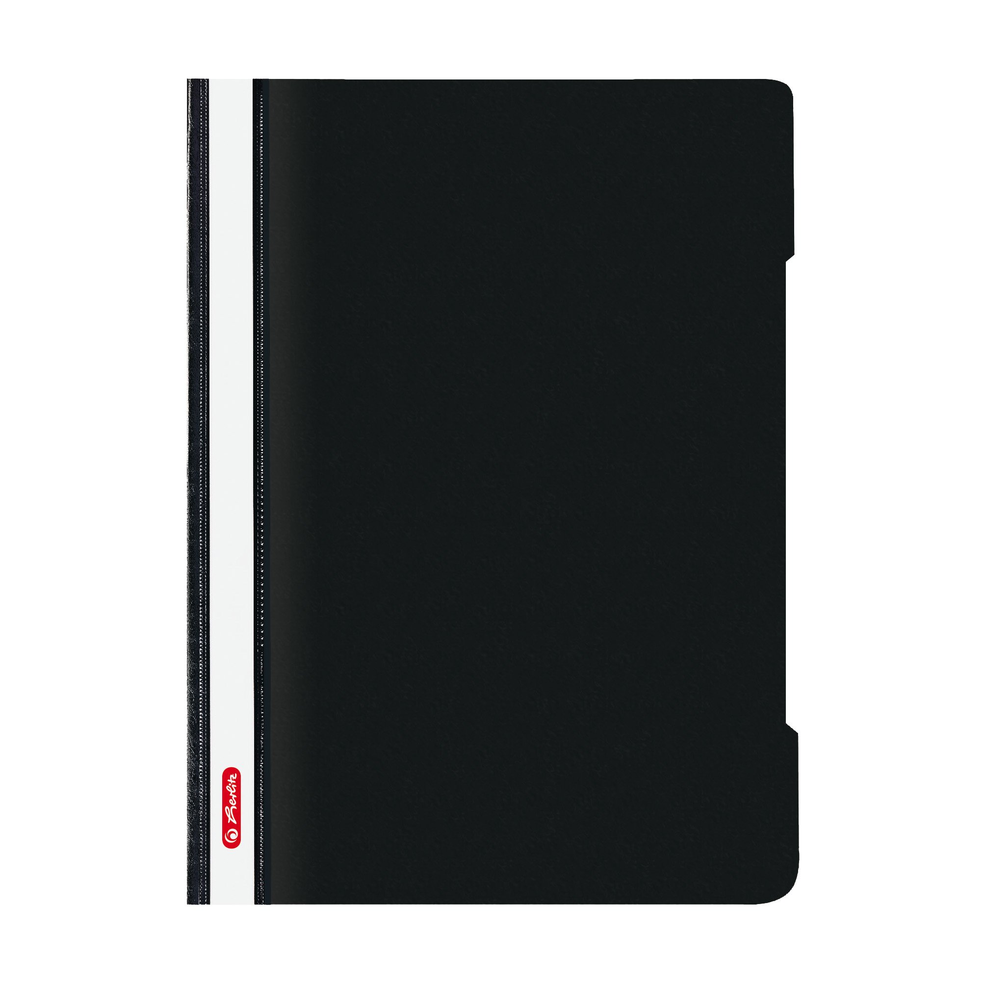 Herlitz A4 Paper Flat File - Black (Pack of 10)