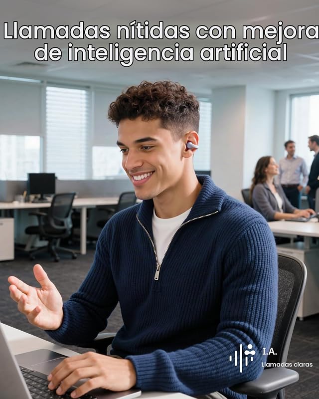 Anker C50i, auscultadores abertos, auscultadores com clip, design FlexiClip, drivers de 12mm com graves potentes, chamadas claras por IA, uso 28h, ajuste seguro, IP55, Bluetooth 6.0