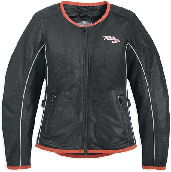 HarleyDavidson Women's RCS Mesh Functional Riding Jacket Black 9838511VW Harley