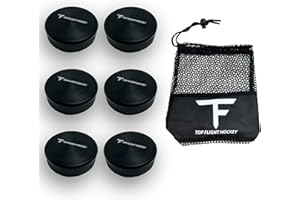 Top Flight Hockey Foam Hockey Pucks Indoor Safe Regulation Size