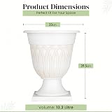 SG Traders Large Tampa Urn Plant Pot Stand 33x39cm Pack of 2 view 5