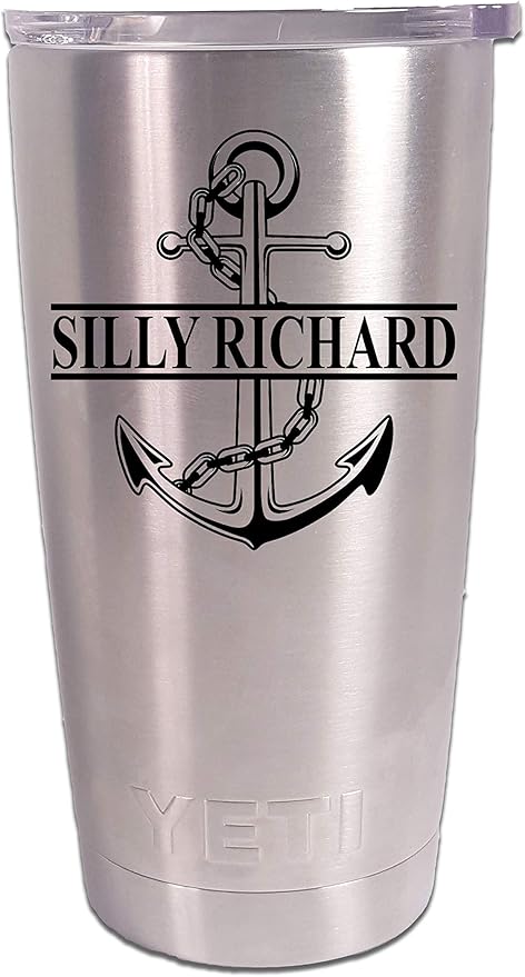 custom laser engraved yeti