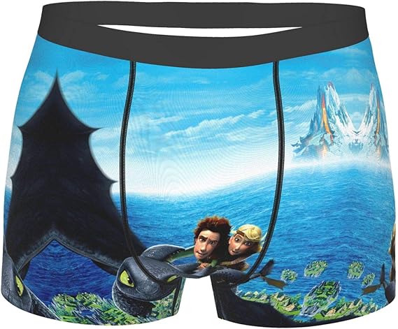 How to Train Your Dragon Men's Soft Cotton Stretch Boxer
