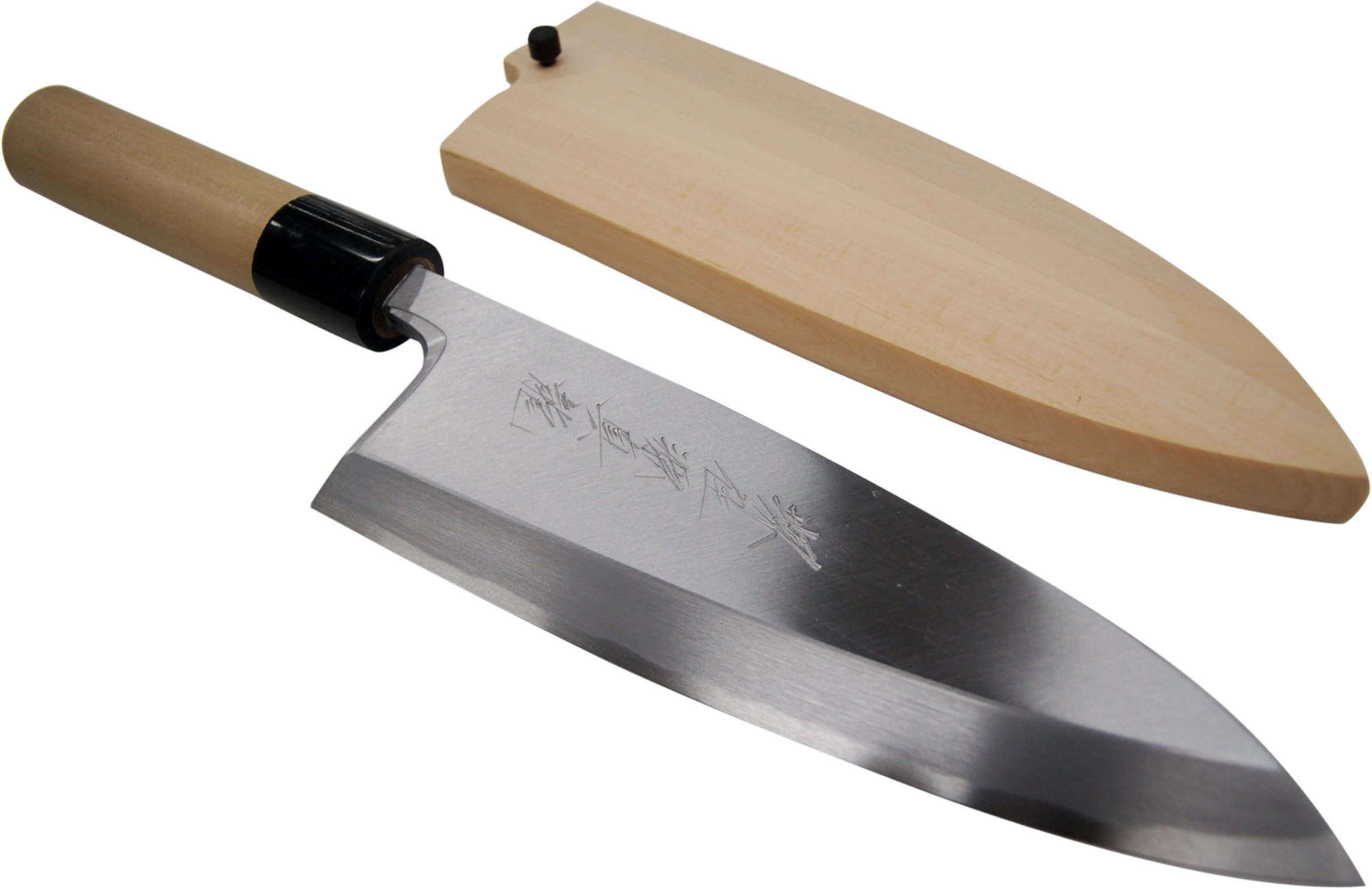 SANE-TATSU: Deba Bocho Cooking Knives (Pro Japanese Yasugi Forged Steel)- White (180 mm)