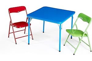 Heritage Kids 3Piece Table & Chair Set, Primary, 3 Piece