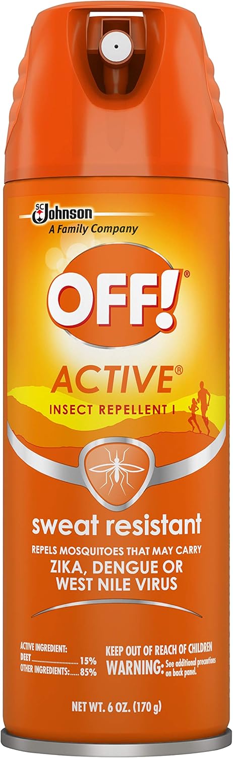 OFF! Active Insect Repellent, Sweat Resistant 6 oz ( Pack of 12)