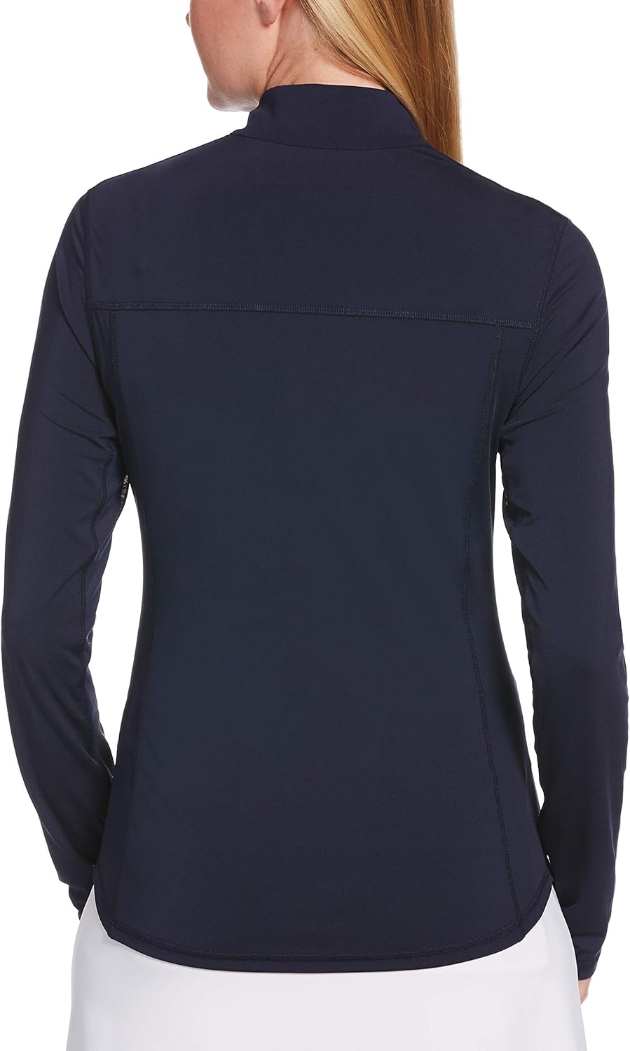 PGA TOUR Women's 1/4 Zip Long Sleeve Sun Protection Shirt: Clothing