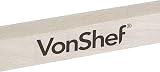 VonShef Pasta Drying Rack Collapsible Wooden Noodle Stand Beech Eight Arms view 4