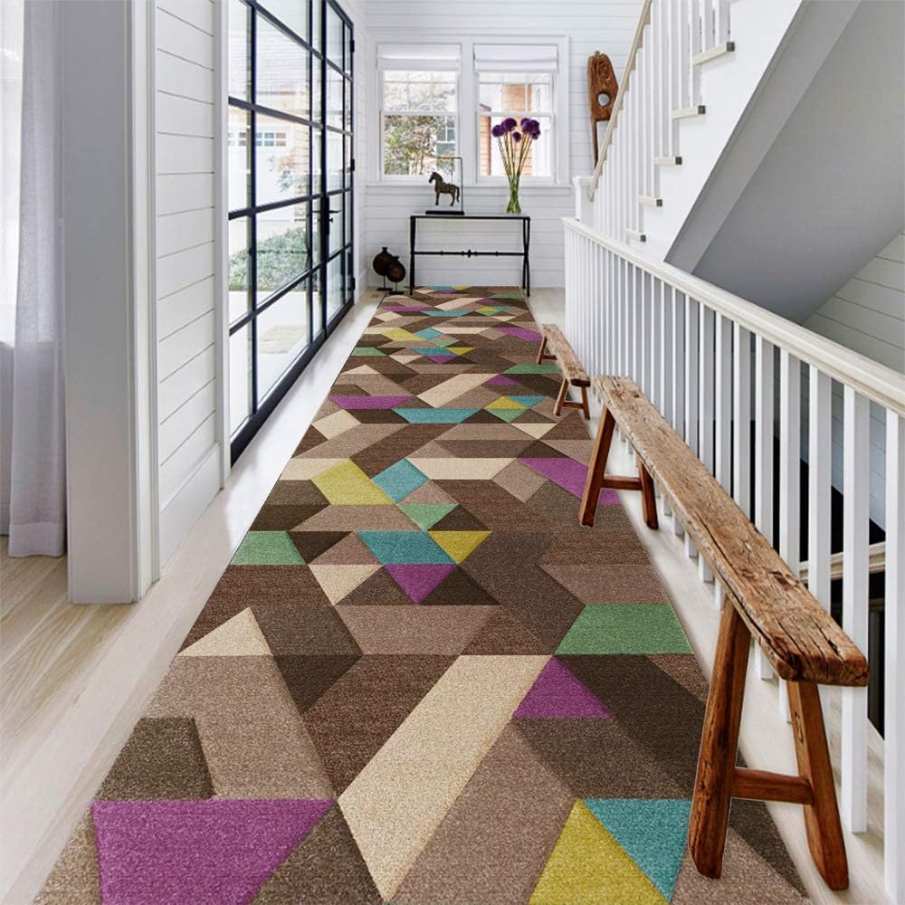 JIAWYSDZ Zona Lavables Runner Alfombras Salón Dormitorio Lavandería