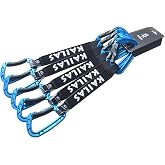 KAILAS Rock Climbing Quickdraw Set Carabiner Pack Accessories Lightweight 22kN Gear Heavy Duty UIAA CE Certified Durable