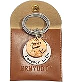 HRMYUDI Copper Gifts for 7th Anniversary, 7 Years Anniversary Copper Gift Coin Keychain with a 2019 Penny, 7 Years Down and Forever To Go Keyring, Anniversary Present for Man Woman