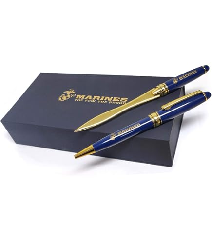 USMC 243 Years 記念ペンとメダルセット Amazon.com: Marine Corps