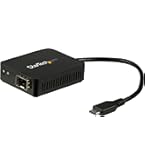 Amazon.com: StarTech.com USB to Fiber Optic Converter - Open SFP