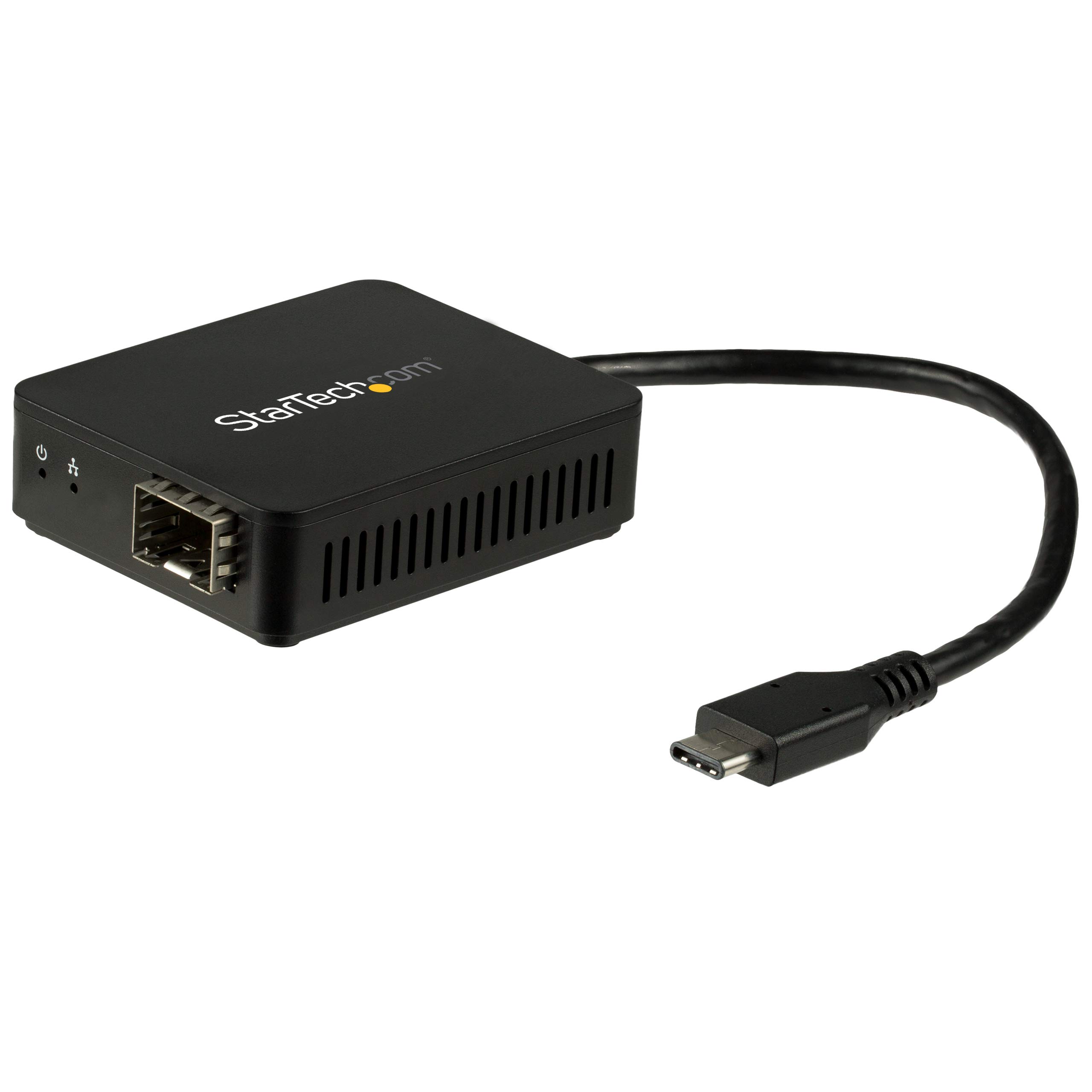 StarTech.com USB C to Fiber Optic Converter - Open SFP - 1000BASE-SX/LX - Windows/Mac/Linux - USB Ethernet Adapter - USB Network Adapter (US1GC30SFP)
