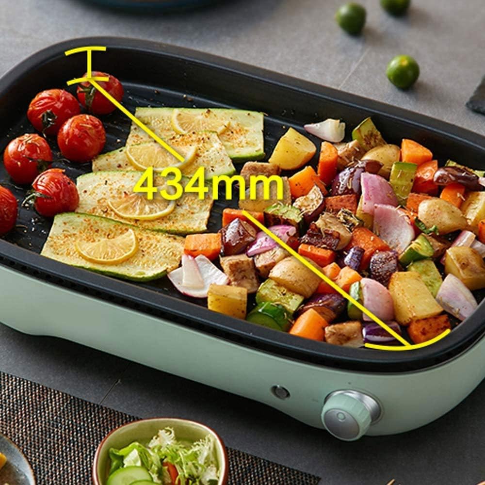 review UXZDX CUJUX Smokeless Grill Indoor Grill Power Electric Grill, Compact Portable Non Stick BBQ