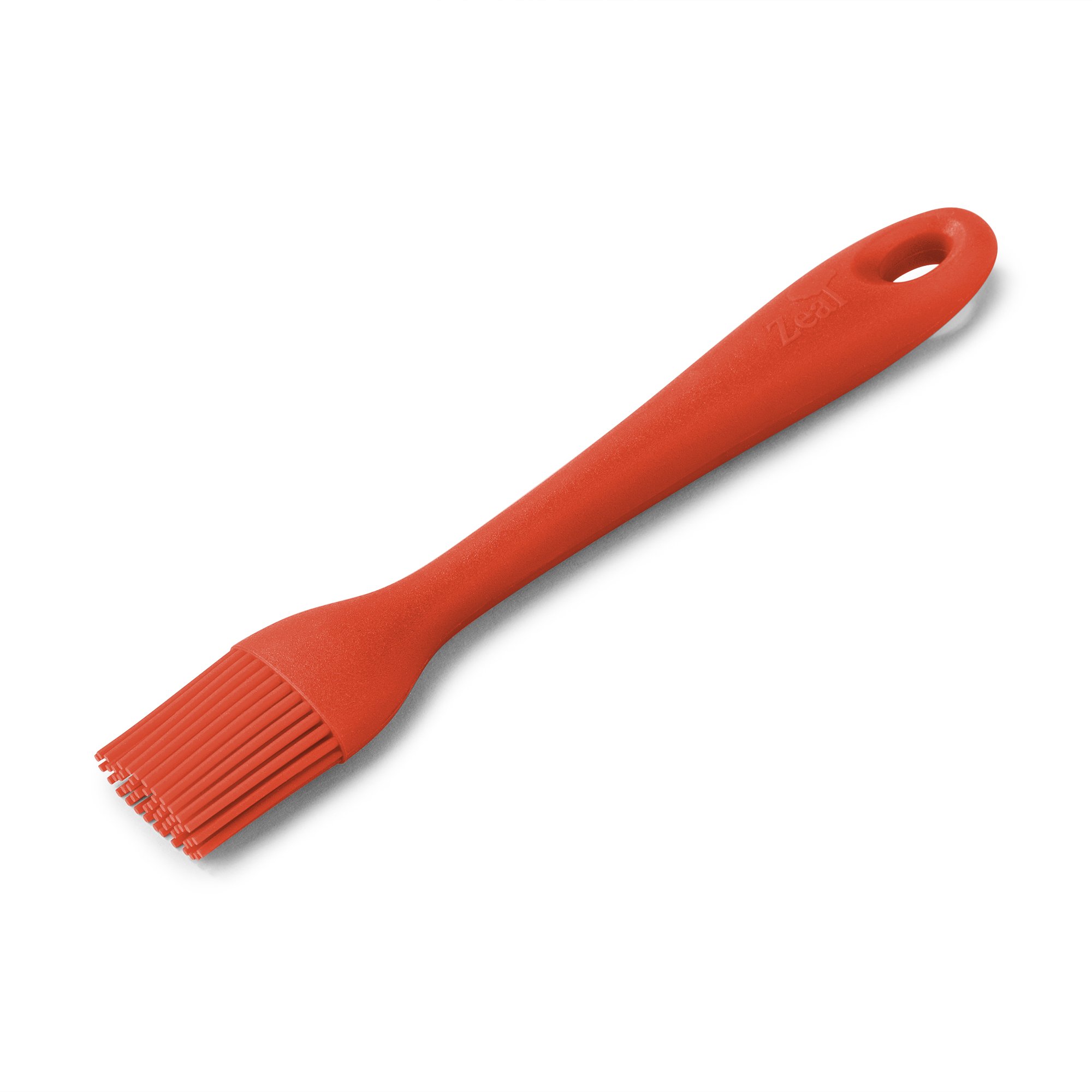Zeal Silicone Pastry Brush – Flexible Non-Stick Basting Brush for Baking, BBQ & Cooking, Heat-Resistant Silicone, 20cm, Red