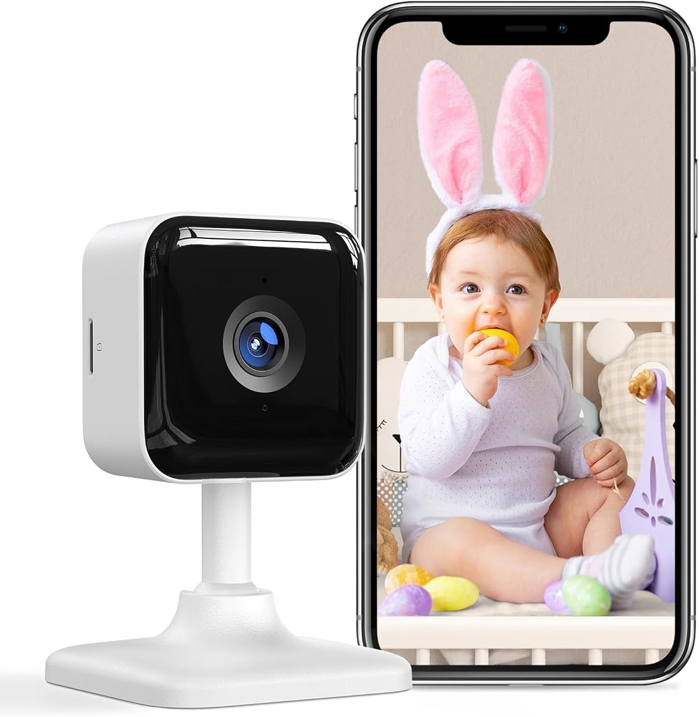 GNCC 1080P WiFi Baby Monitor Camera Night Vision Two-Way Audio Alexa App