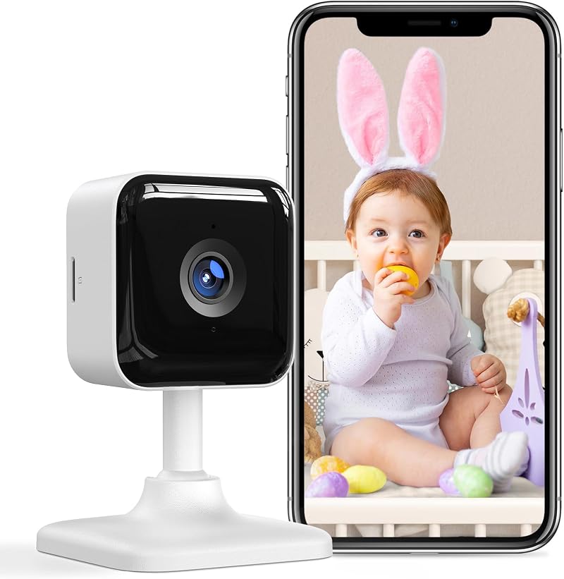 GNCC 1080P WiFi Baby Monitor Camera Night Vision Two-Way Audio Alexa App