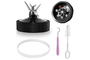 KETAR Ninja Blender Blade Replacement - 7-Fin Male 4" Stainless Steel Ninja Replacement Blades - Compatible with Nutri Ninja Auto iQ BL480/481/482/490/491/492/640/641/642/682 BN401/750/751/801 NN100/101/102