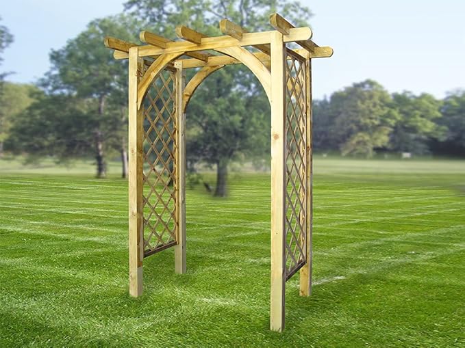 Stunning Solid Timber Horizon Arch Decorative Garden Arches Amazon