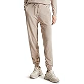 GreenMount Womens Cashmere Sweatpants High Waisted Baggy Pants with Pockets Home Fall Bottom Joggers for Women Keep 37.5°Warm