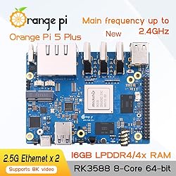 Orange Pi 5 Plus 16GB Rockchip RK3588 8 Core 64 Bit