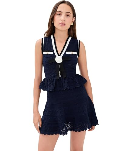 self portrait blue lace mini dress Women's Fine Dress, Blue, 12 at Amazon Women's Clothing store 260-June-2026 Han Chong Size:17 32/33 Knee Length Sky Blue