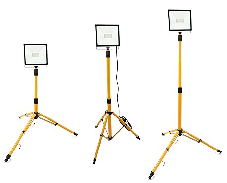 Trango TGG1504-506W LED Arbeitstrahler I Baustelle Strahler I Fluter I Flutlicht I Baustrahler Strahler 50Watt - 6000K Tagesl