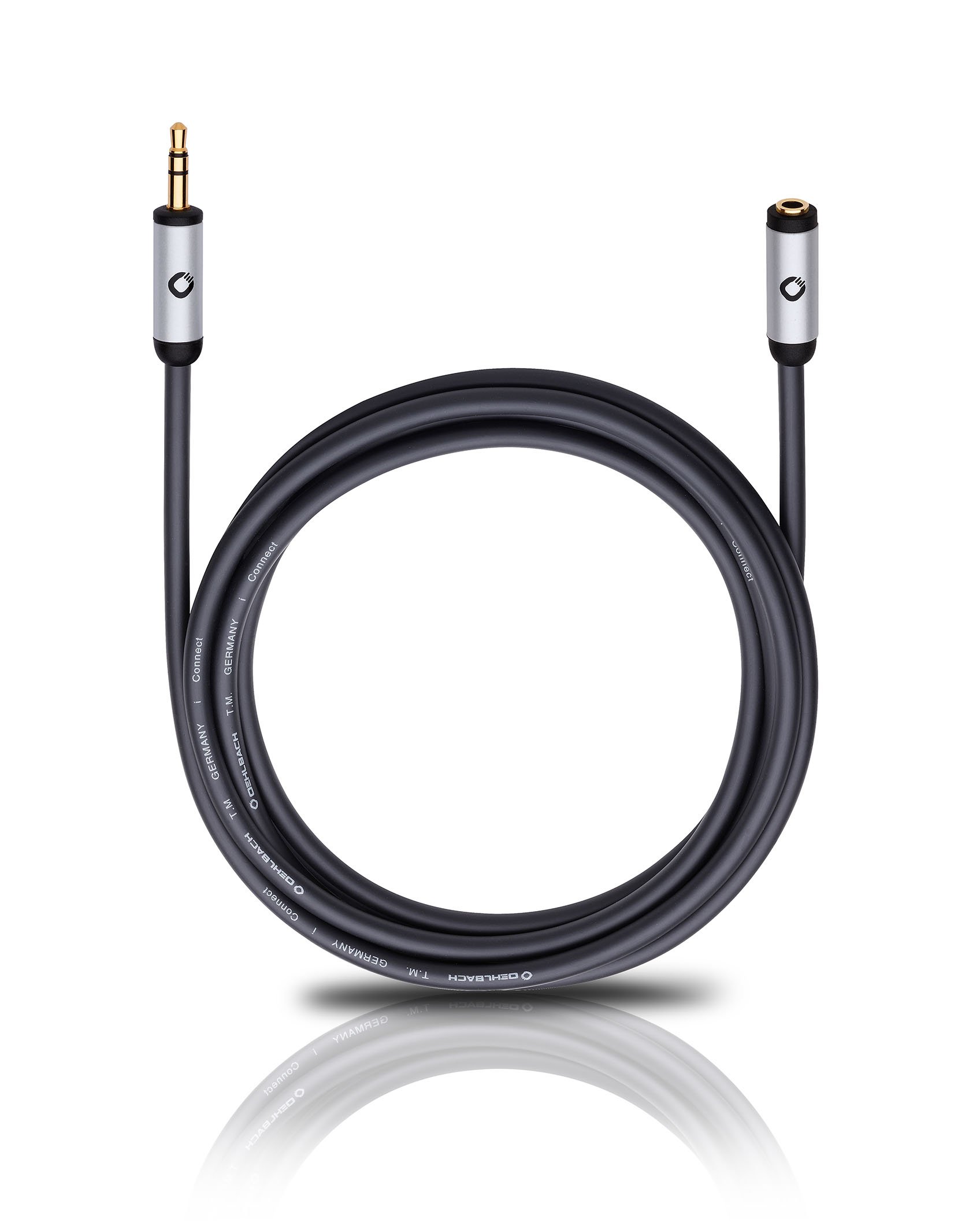 Oehlbach i-Connect J-35 EX Mobile Audio Extension Cable 3.5 mm Jack