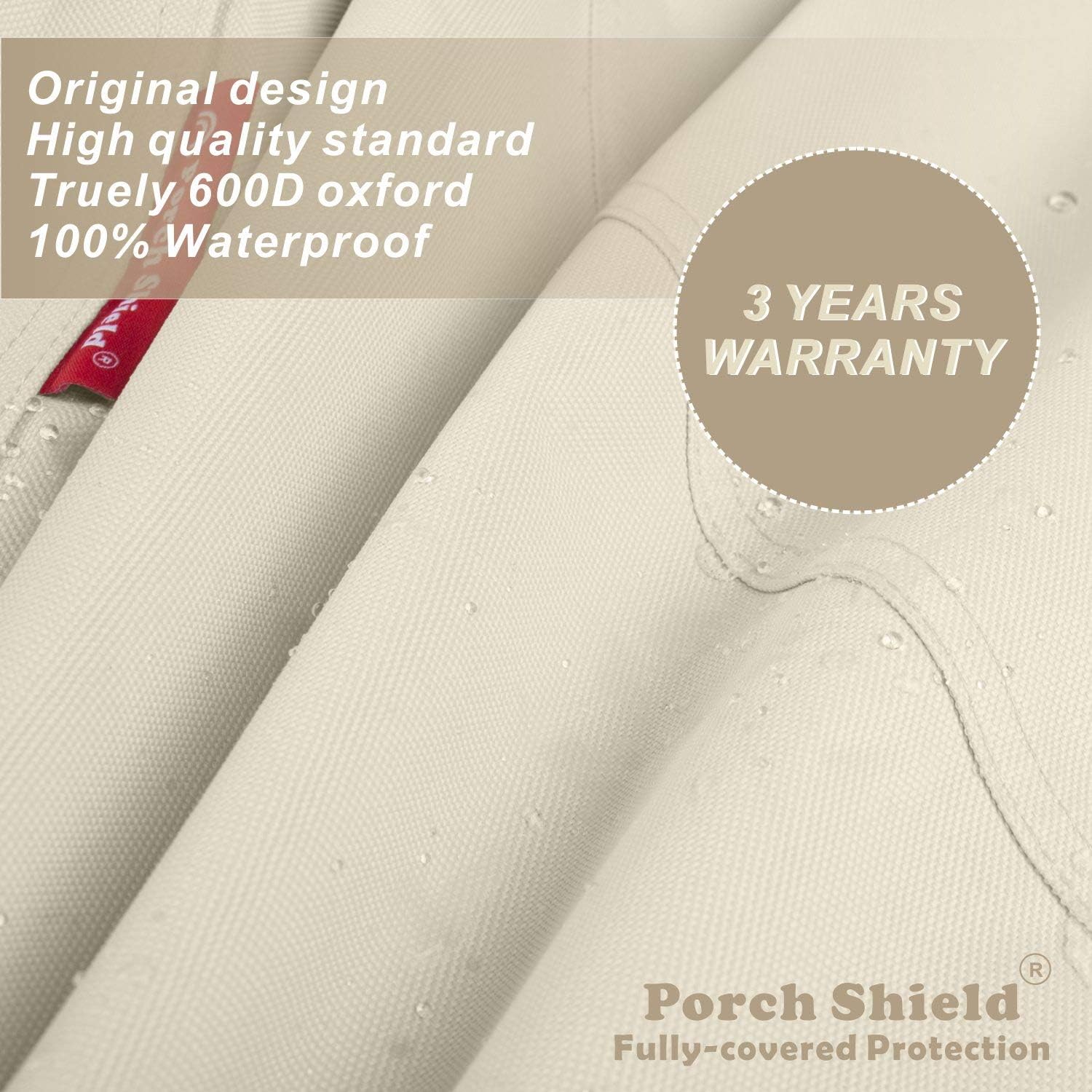 Porch Shield Patio Table Cover - Waterproof Outdoor Dining Table and Chairs Furniture Set Cover Square - 55 x 55 inch : Garden & Outdoor