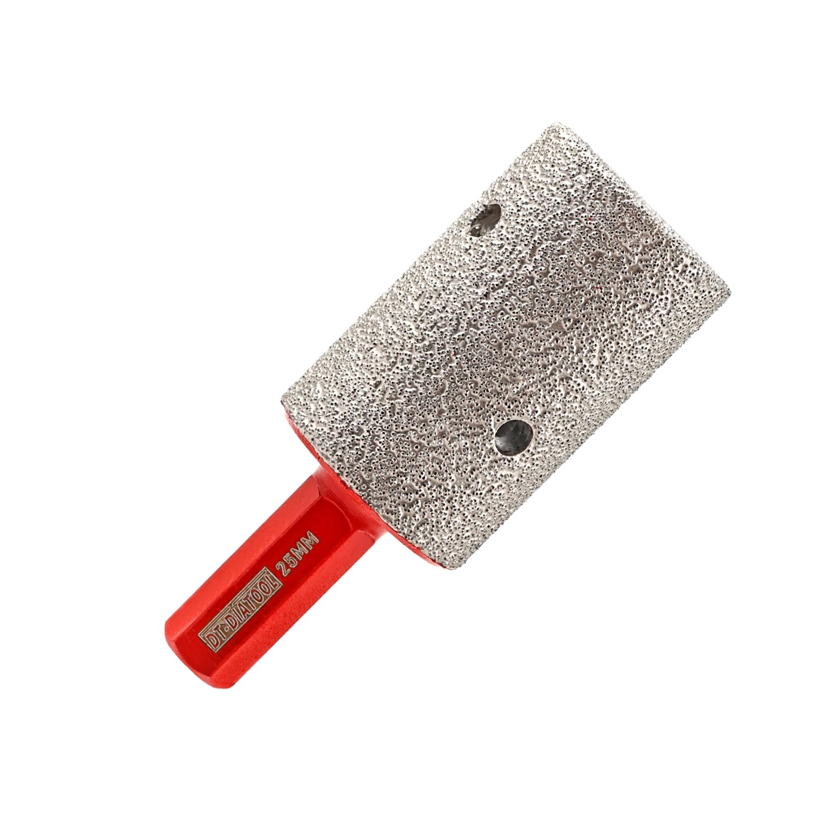 DT-DIATOOL Diamond Finger Milling Bit 25mm Hex Shank Enlarging Existing Holes of Porcelain Tile Marble Countertop Vacuum Brazed Diamond Grinding Bit