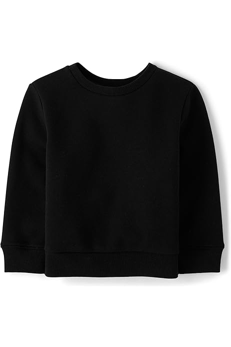 Sudadera Negra Para Bebés Manga Larga Y Super Suave (Unisex