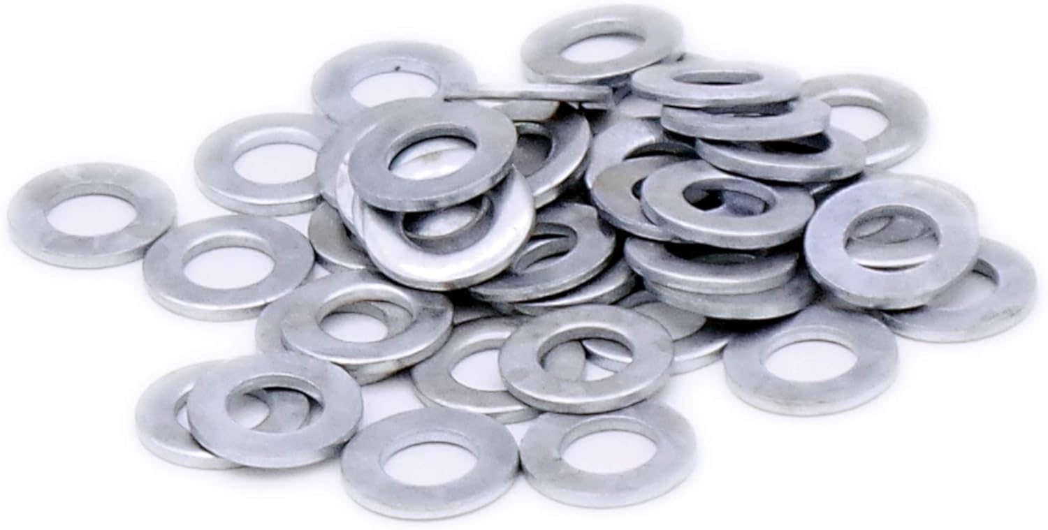 M5 (5mm) Flat Washer (Form A) Steel (Pack of 40) Amazon.co.uk DIY