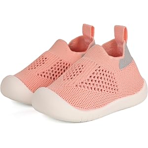 SOLEON Baby Sock Shoes Breathable Non-slip Knit First Toddler Baby Slippers | Lightweight, Comfortable, Anti-collision toe ca