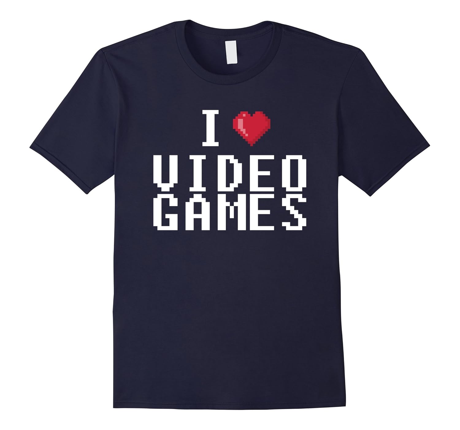 I Heart Love Video Games Pixelated Costume Shirt-ANZ