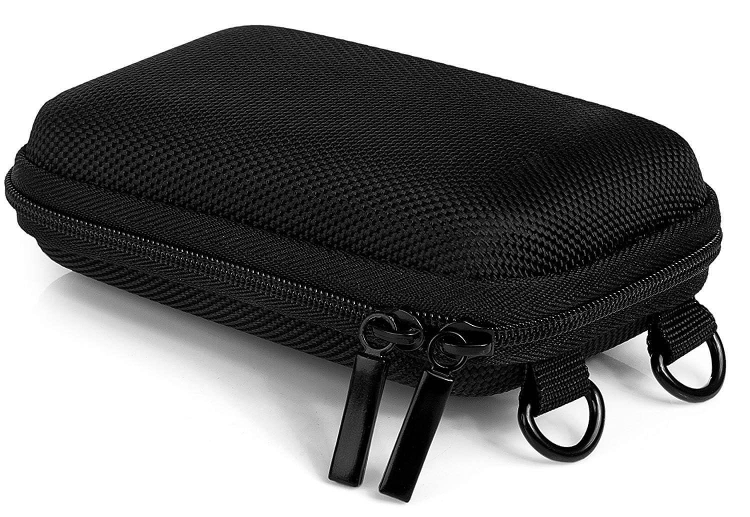 Baxxtar Pure Black S Camera Bag, EVA Material, Comfort Shoulder Strap & Belt Loop - for Digital Compact Cameras
