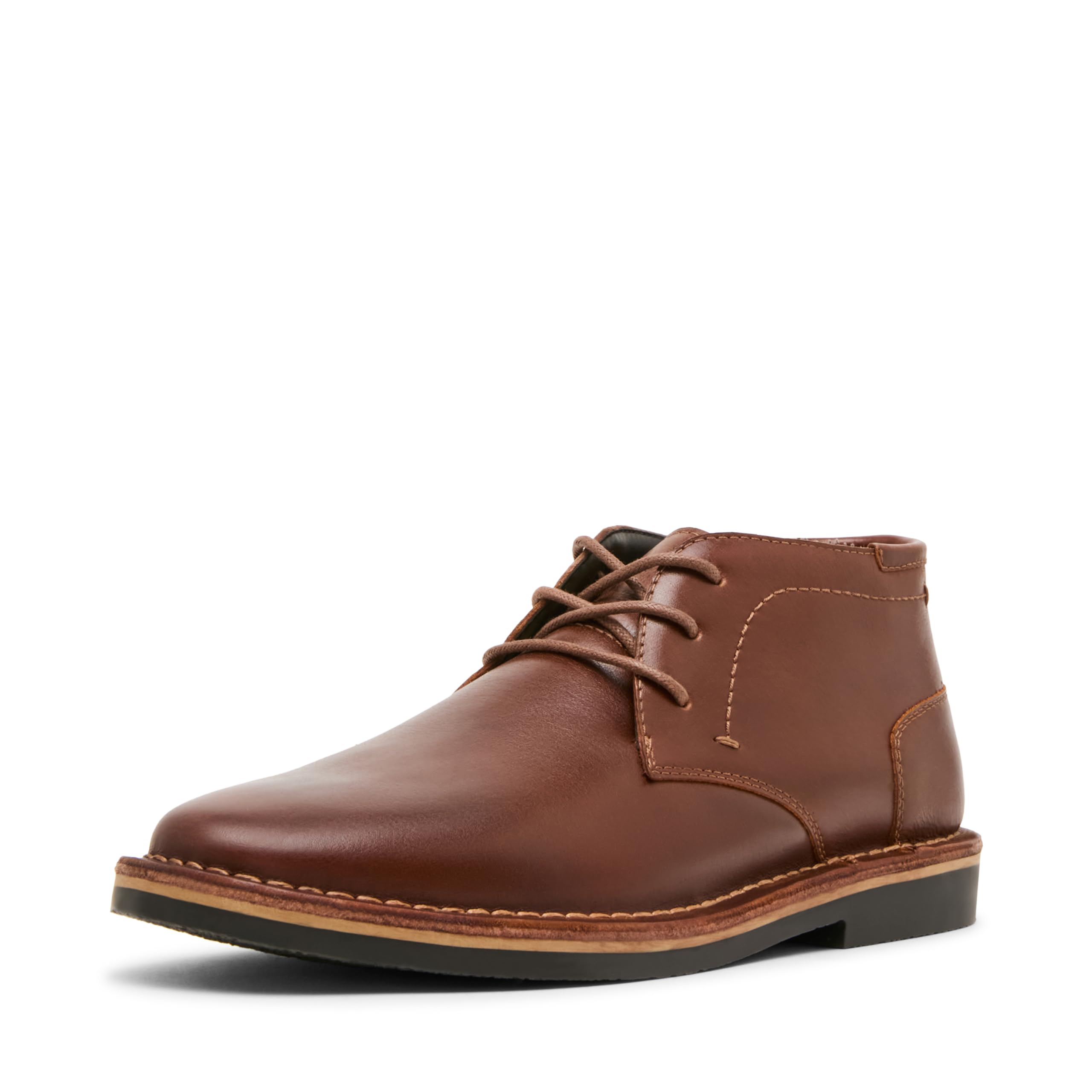 Steve Madden Men’s Harken Chukka Boot, Cognac, 11.5 W